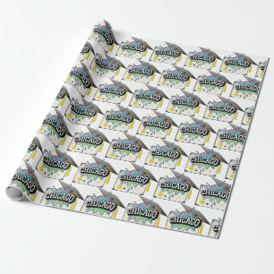 Chicago afgestudeerde  cadeaupapier