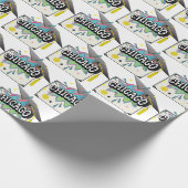 Chicago afgestudeerde  cadeaupapier (Hoek)