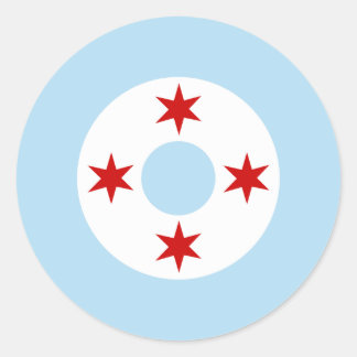 Chicago Air Force (Fighter Wing) Roundel Ronde Sticker