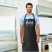 Chicago All-Over Print Schort