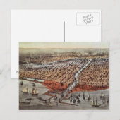 Chicago als het ware, c.1880 briefkaart (Voorkant / Achterkant)