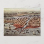 Chicago als het ware, c.1880 briefkaart (Voorkant)