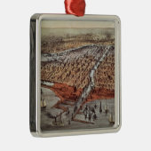 Chicago als het ware, c.1880 metalen ornament (Rechts)