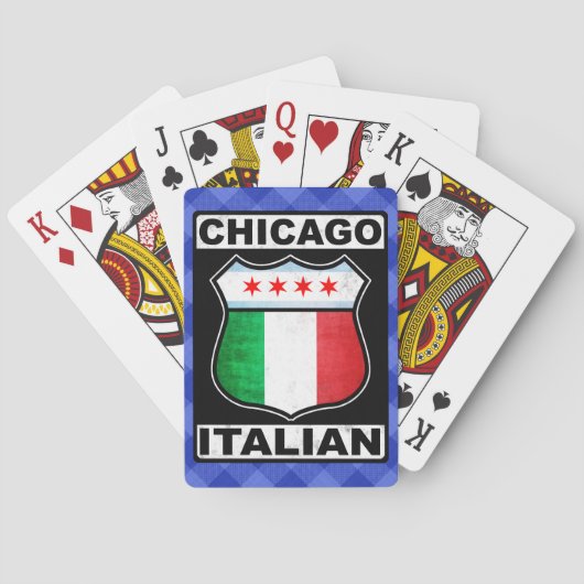 Chicago American Card Deck Speelkaarten (Achterkant)