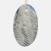 Chicago Aqua Tower Keramisch Ornament (Rechts)