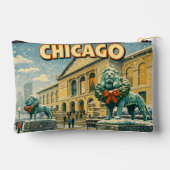 Chicago Art Institute in winterposter Etui (Achterkant)