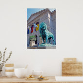 Chicago Art Institute Lion Poster (Keuken)