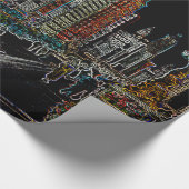 CHICAGO ART INSTITUTE LIONS MICHIGAN AVE NEON 1930 CADEAUPAPIER (Hoek)