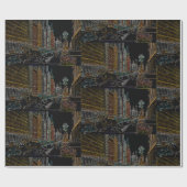 CHICAGO ART INSTITUTE LIONS MICHIGAN AVE NEON 1930 CADEAUPAPIER (Vlak)