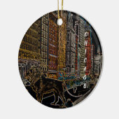 CHICAGO ART INSTITUTE LIONS MICHIGAN AVE NEON 1930 KERAMISCH ORNAMENT (Links)