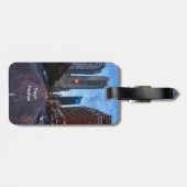 Chicago Avond Drive Bagagelabel (Achterkant horizontaal)