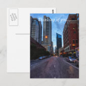 Chicago Avond Drive Briefkaart (Voorkant / Achterkant)