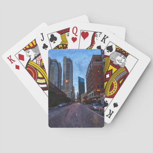 Chicago Avond Drive Pokerkaarten (Achterkant)