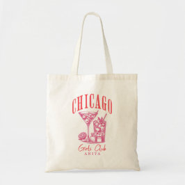 Chicago Bachelorette Meisjes Club Tote Bag