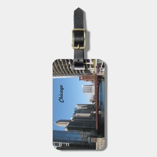 Chicago Bagagelabel (Voorkant verticaal)