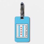 Chicago Bagagelabel (Achterkant verticaal)