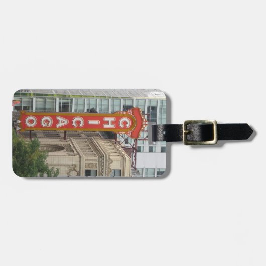 Chicago Bagagelabel (Voorkant horizontaal)