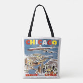 Chicago Barniff Airways Reizen Tas  tas (Achterkant)