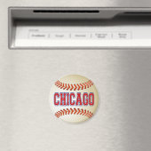 CHICAGO BASEBALL MAGNEET (Insitu (Vaatwasser))