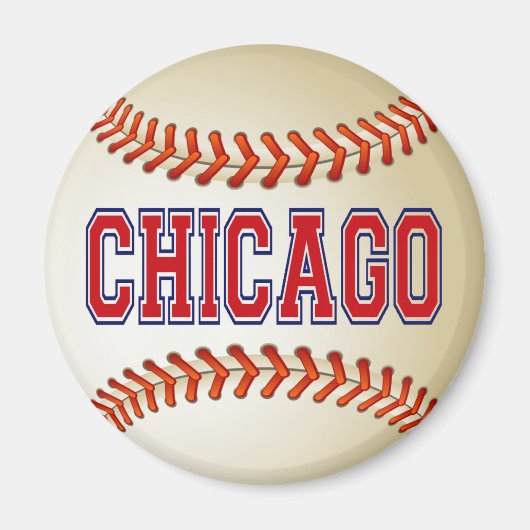 CHICAGO BASEBALL MAGNEET (Voorkant)