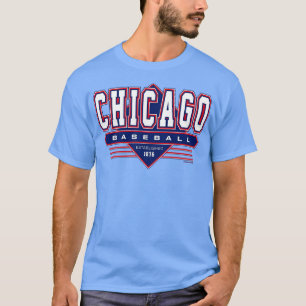Chicago Baseball Retro  Cubs Geïnspireerd 90s T T-shirt