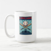 Chicago Baseball thema koffie Mok (Links)