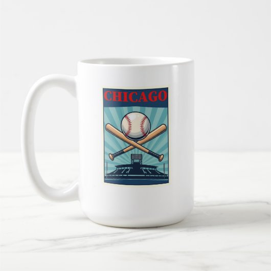 Chicago Baseball thema koffie Mok (Links)