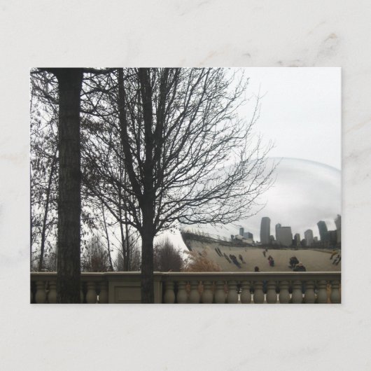 Chicago Bean Briefkaart (Voorkant)