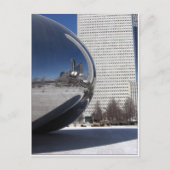 Chicago Bean en Skyscaper Briefkaart (Voorkant)