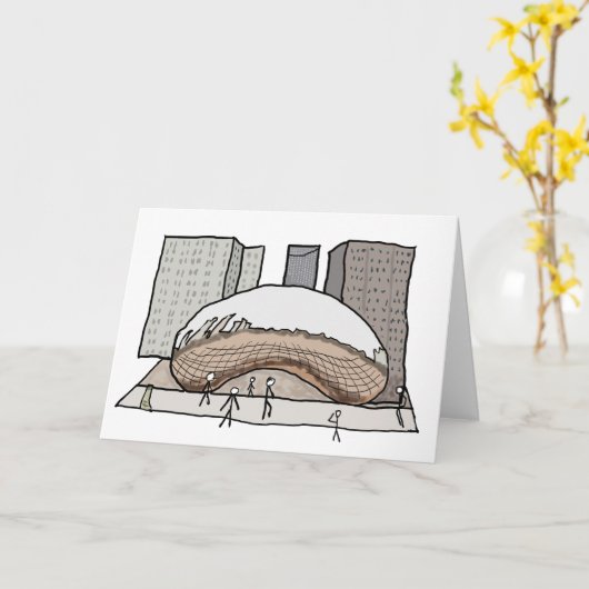 Chicago Bean Kaart (Gele Bloem)