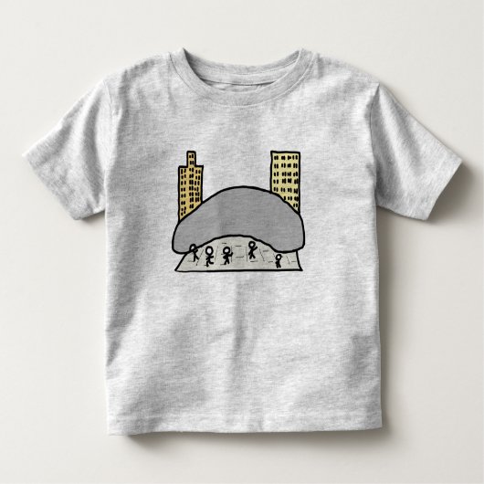 Chicago Bean Kinder Shirts (Voorkant)