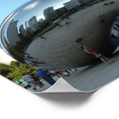 Chicago Bean Landmark Poster (Hoek)