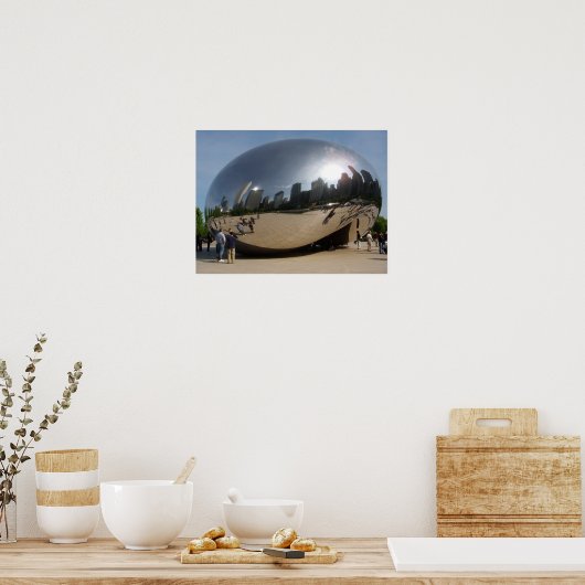 Chicago Bean Poster (Keuken)