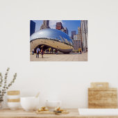 Chicago Bean Sculpture Poster (Keuken)