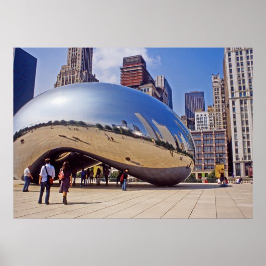 Chicago Bean Sculpture Poster (Voorkant)