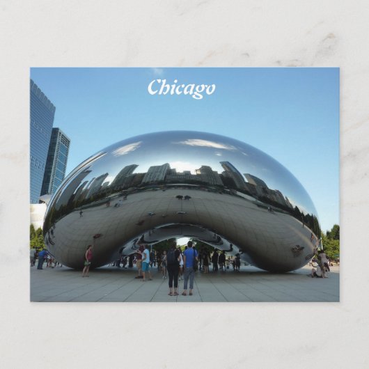 Chicago Bean Sightseeing Feestdagenkaart (Voorkant)