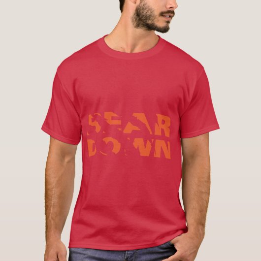 Chicago Bears - Bear Down - Klauw Scheur 1 T-shirt (Voorkant)