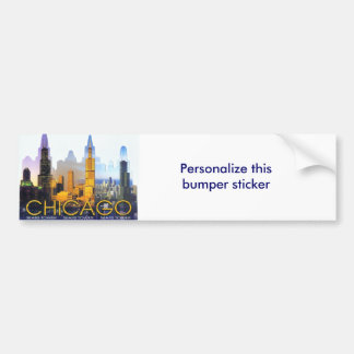 CHICAGO BEAUTIFUL LANDMARKS BUMPERSTICKER