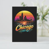 Chicago Bedankkaart (Staand voorkant)