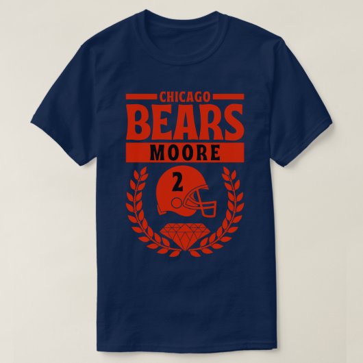 Chicago Beren Moore 2 Amerikaans T-shirt (Design voorkant)