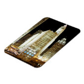 Chicago beroemd landmerk 's nachts magneet (Linkerzijde)