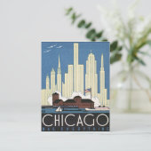Chicago beschikt over alles wat het Poster van de Briefkaart (Staand voorkant)
