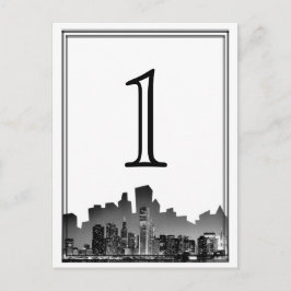 Chicago bestemming Trouwtafel nummer Briefkaart