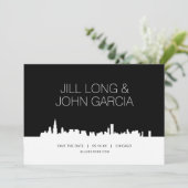 Chicago Bewaar de datum Kaart (Staand voorkant)