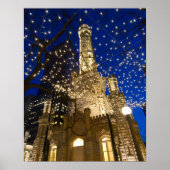 Chicago bij Christmastime Poster (Voorkant)