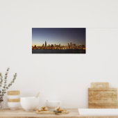 Chicago bij nacht poster (Keuken)