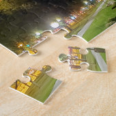 Chicago bij nacht puzzel (Zijkant)