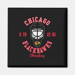 Chicago Blackhawks Hockey Mask Zwart Officieel Gel Magneet