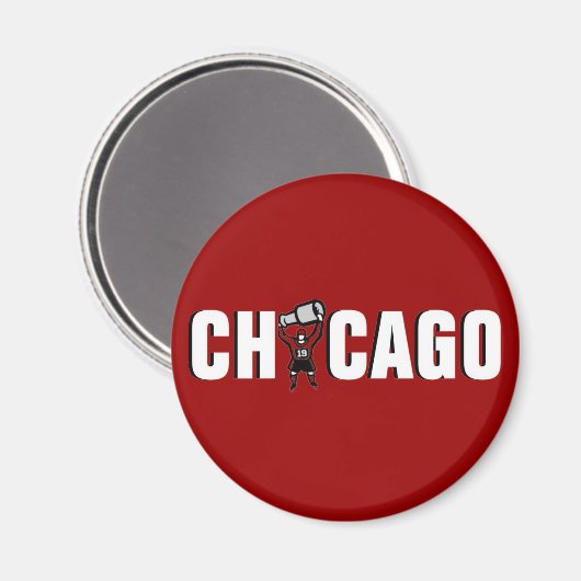 Chicago Blackhawks: Stanley Cup Champions Magneet (Voorkant / Achterkant)