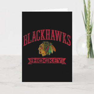 Chicago Blackhawks Vintage Hockey Wit Officieel Kaart